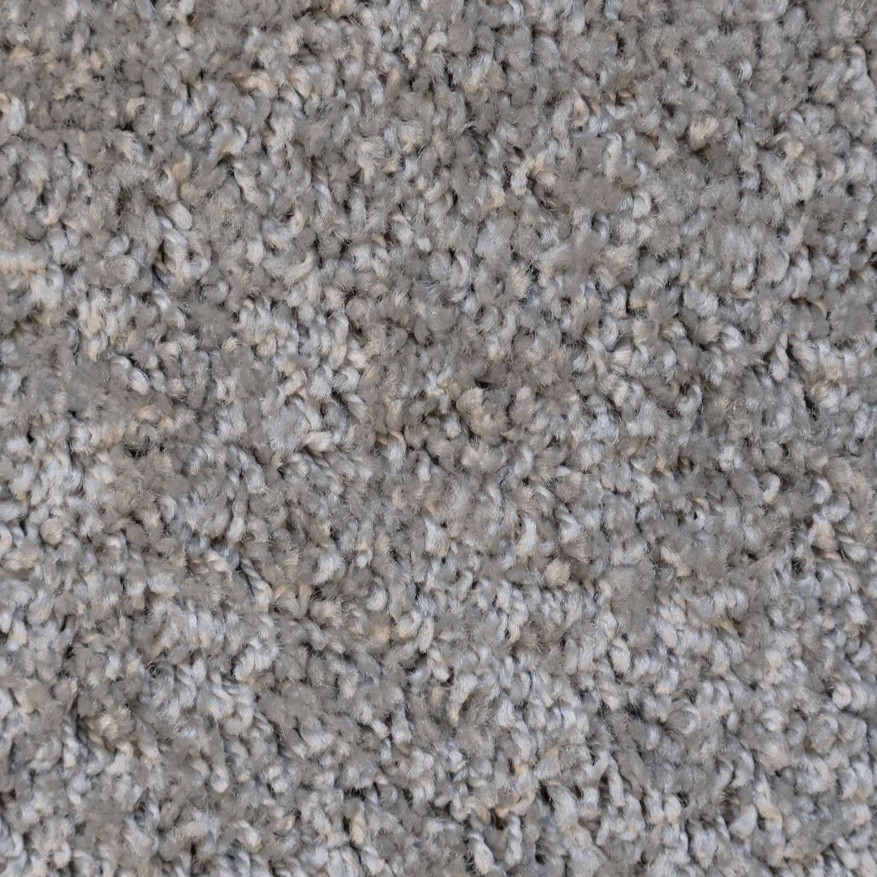 Silver Shaggy Runner Rug