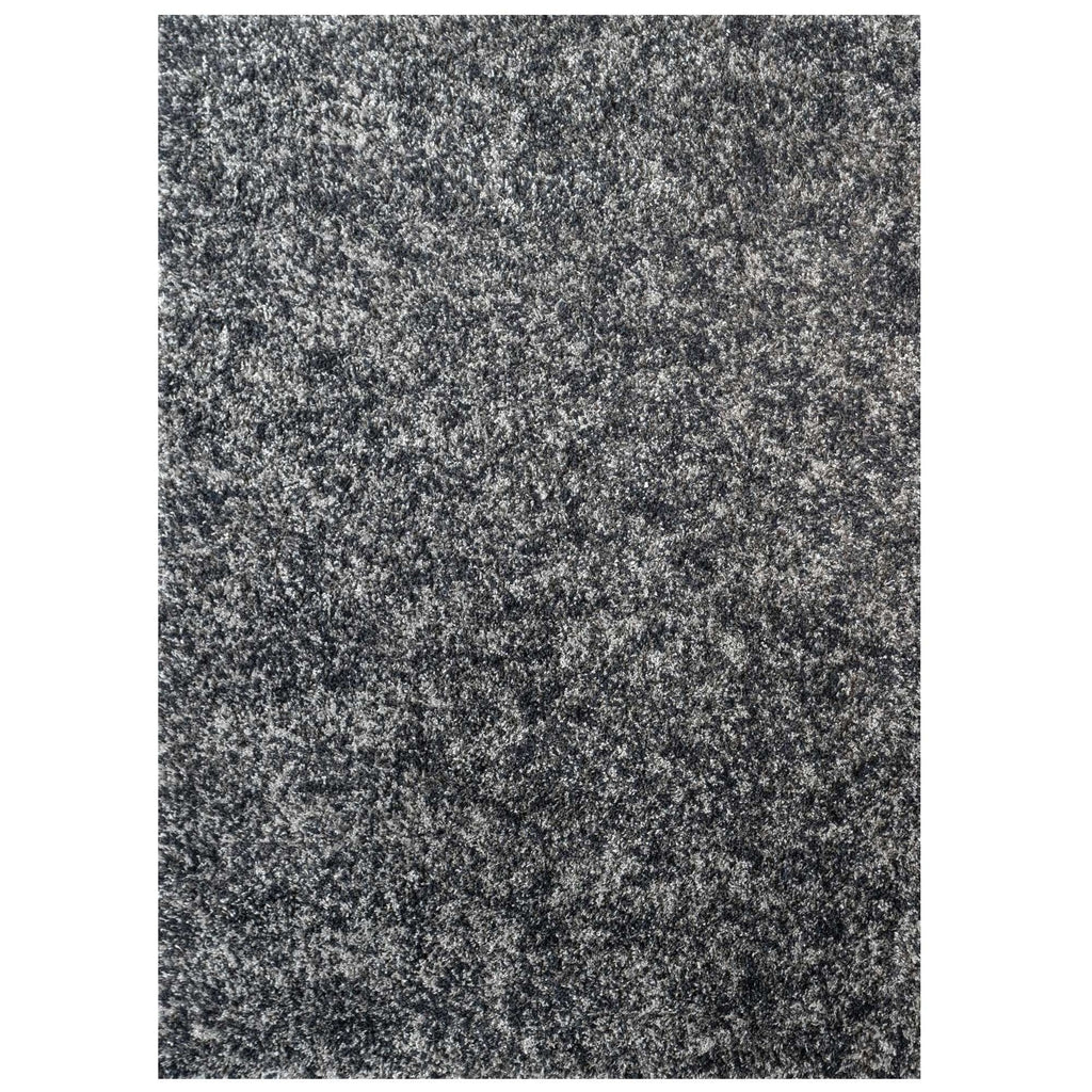 Soft Mottled Grey Shaggy Area Rug - Camberley