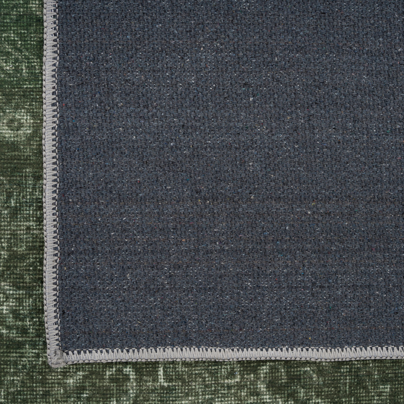 Soft Washable Green Medallion Rug - Maisie