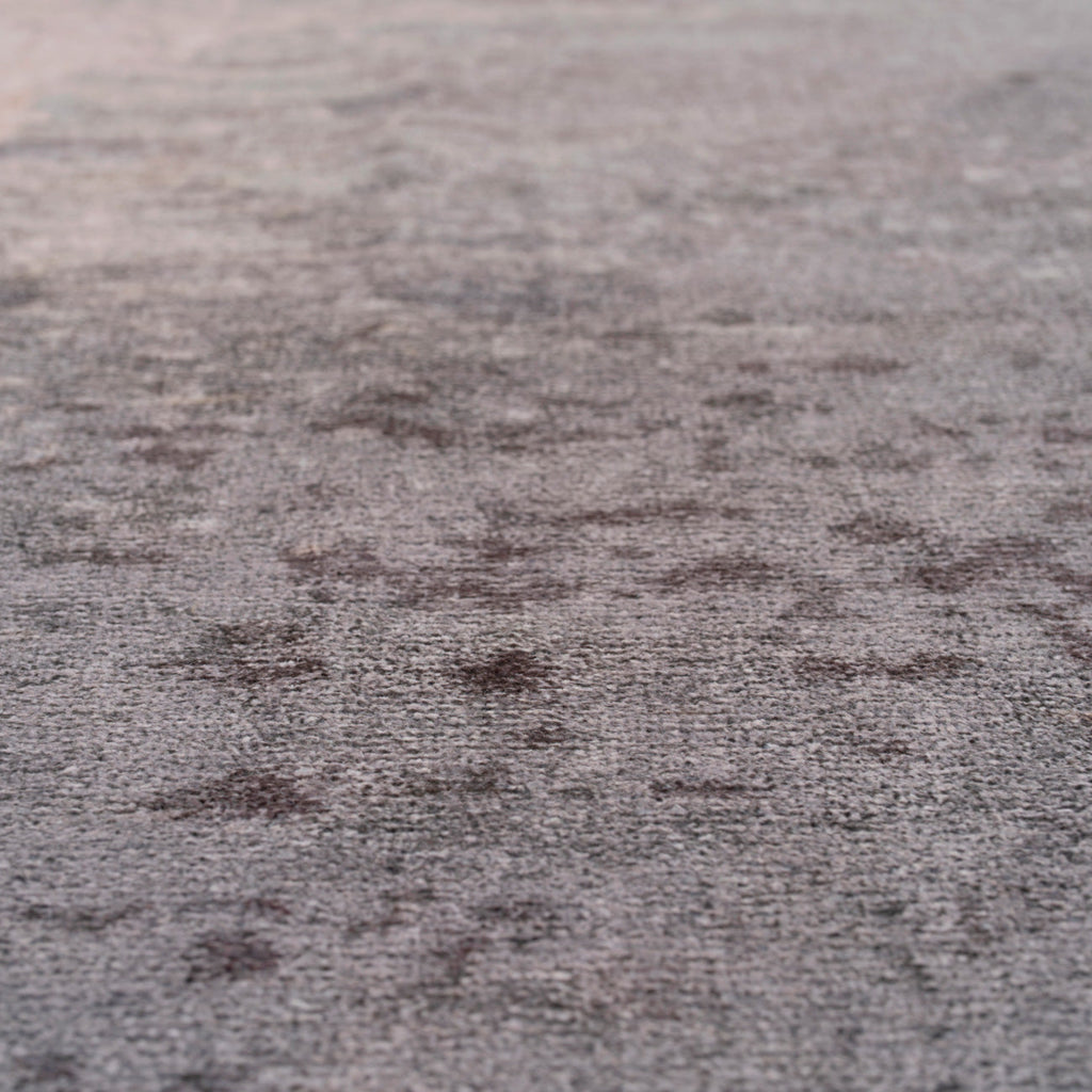 Soft Washable Grey Abstract Runner - Dara