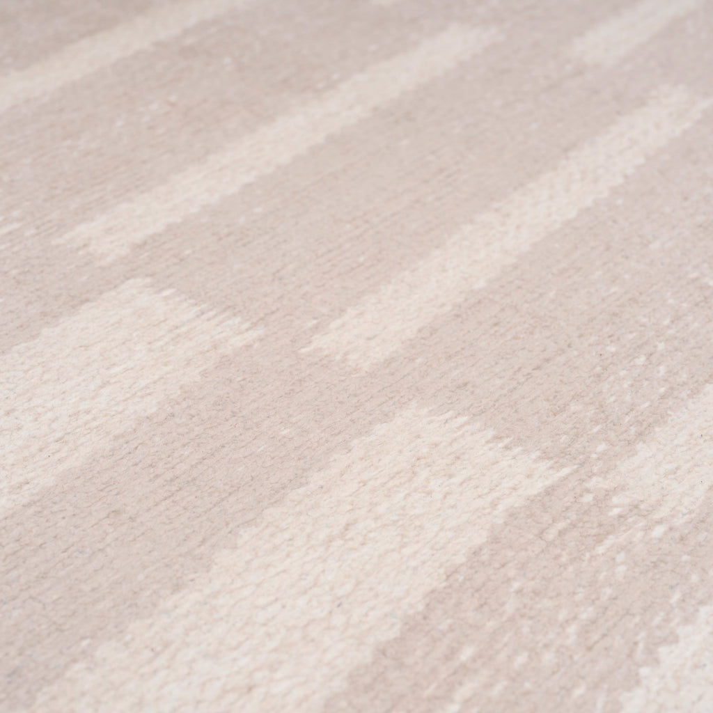 Soft Washable Beige Indoor Mat - Faye