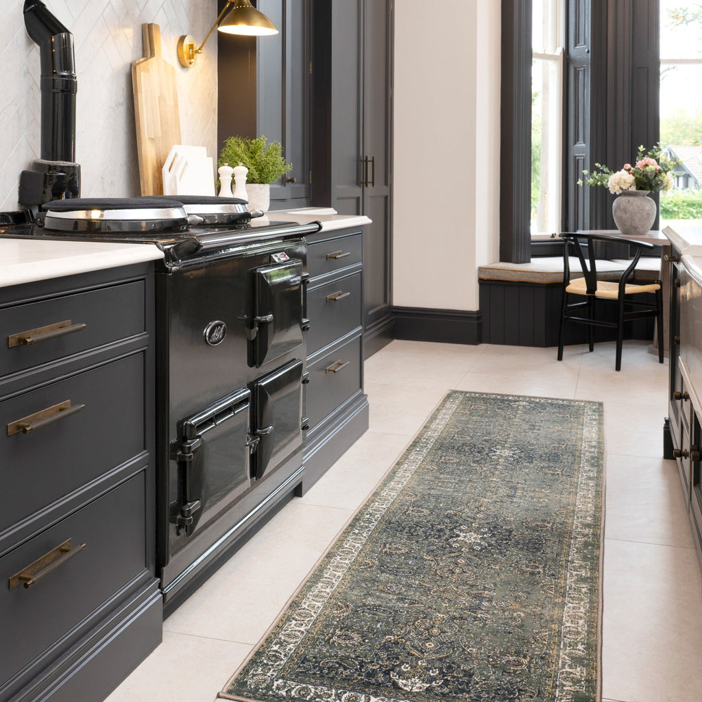 Soft Washable Classic Green Rug - Maude