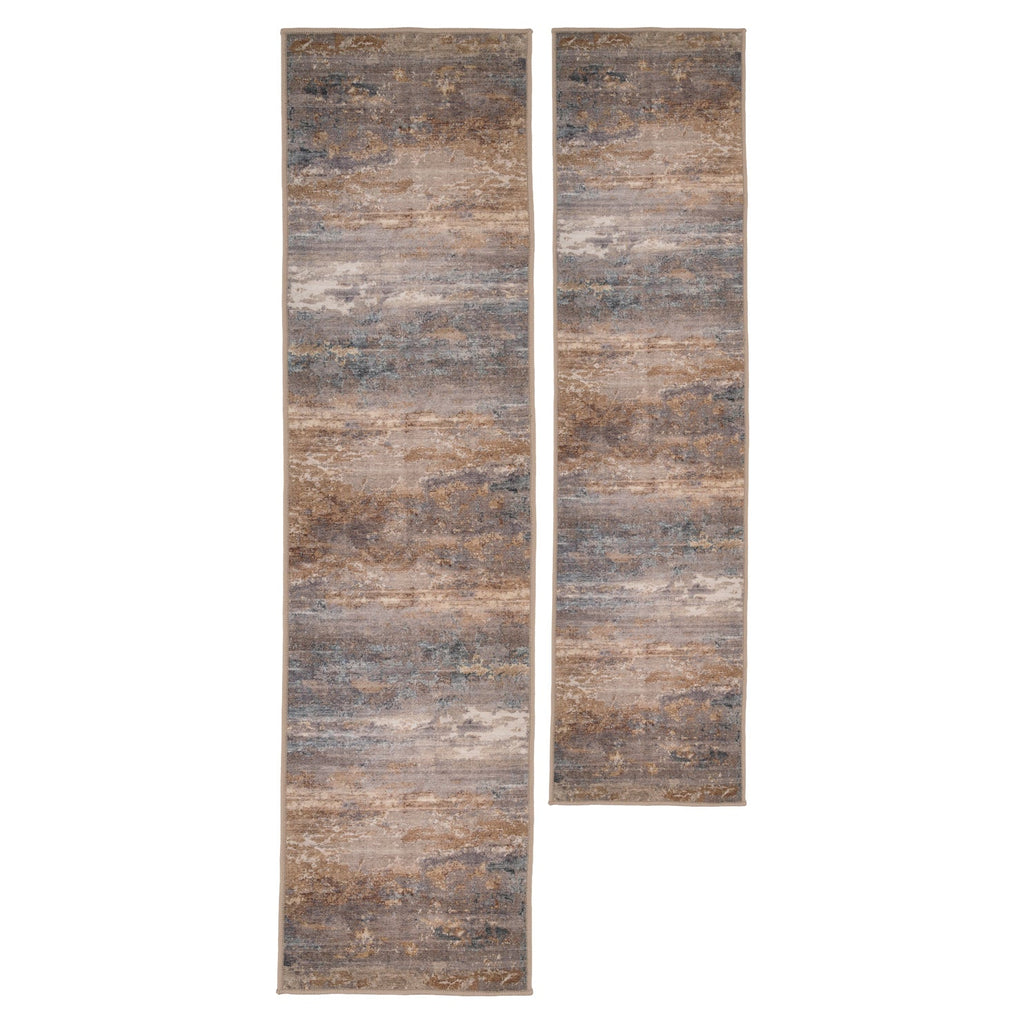 Soft Washable Brushed Gold Rug - Millie