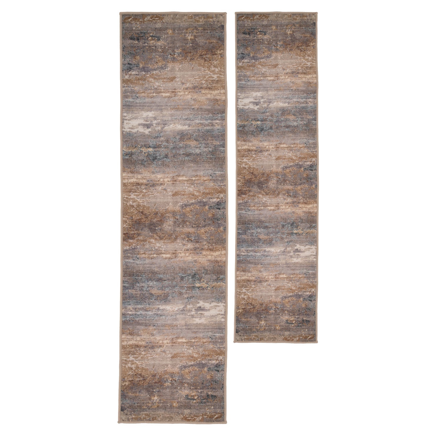 Soft Washable Brushed Gold Runner - Millie