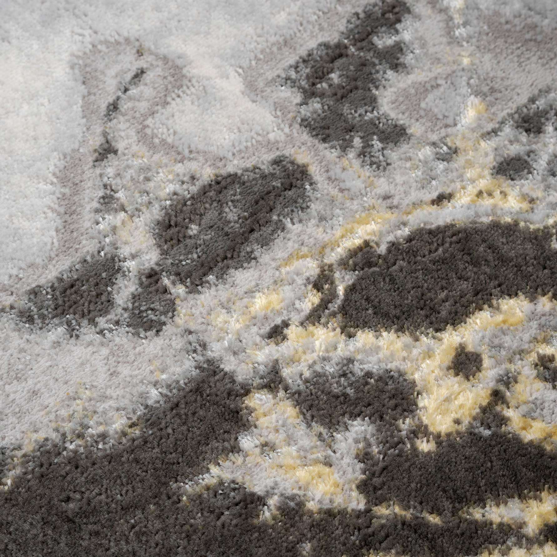 Modern Grey Marble Textured Area Rug - Strike