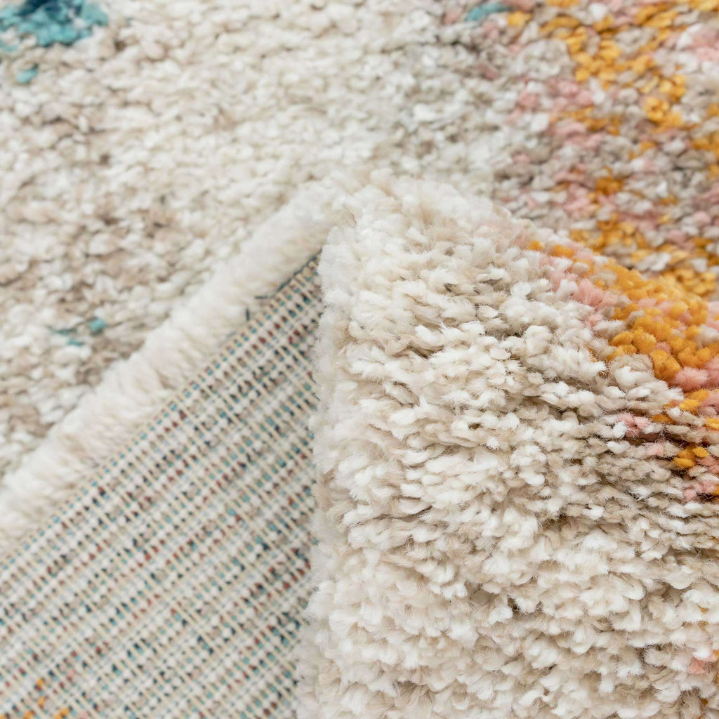 Super Soft Abstract Moroccan Shaggy Rug - Bella