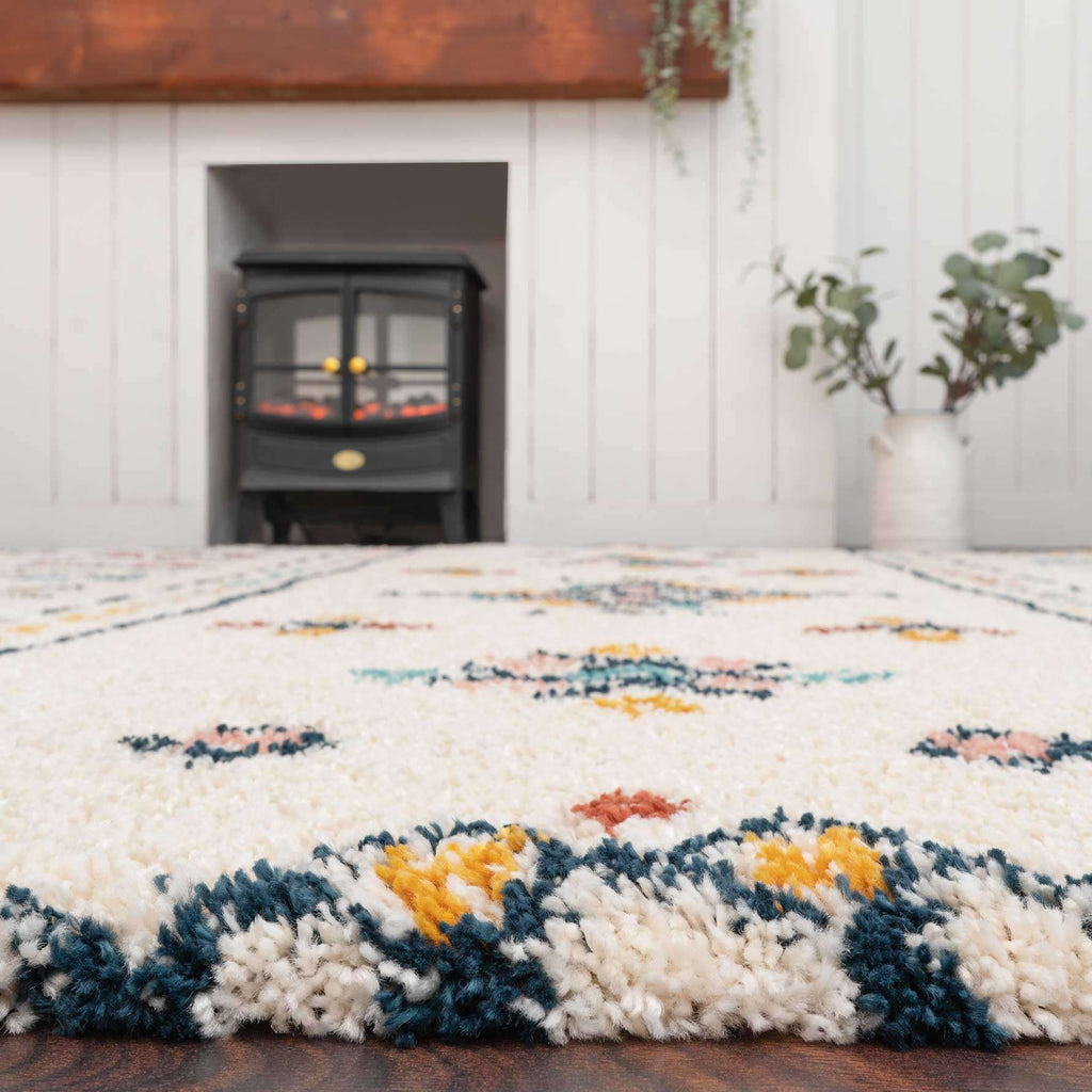 Super Soft Tribal Berber Shaggy Rug