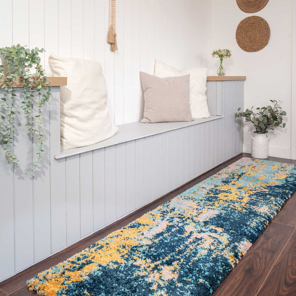 Soft Abstract Shaggy Rug - Cherish