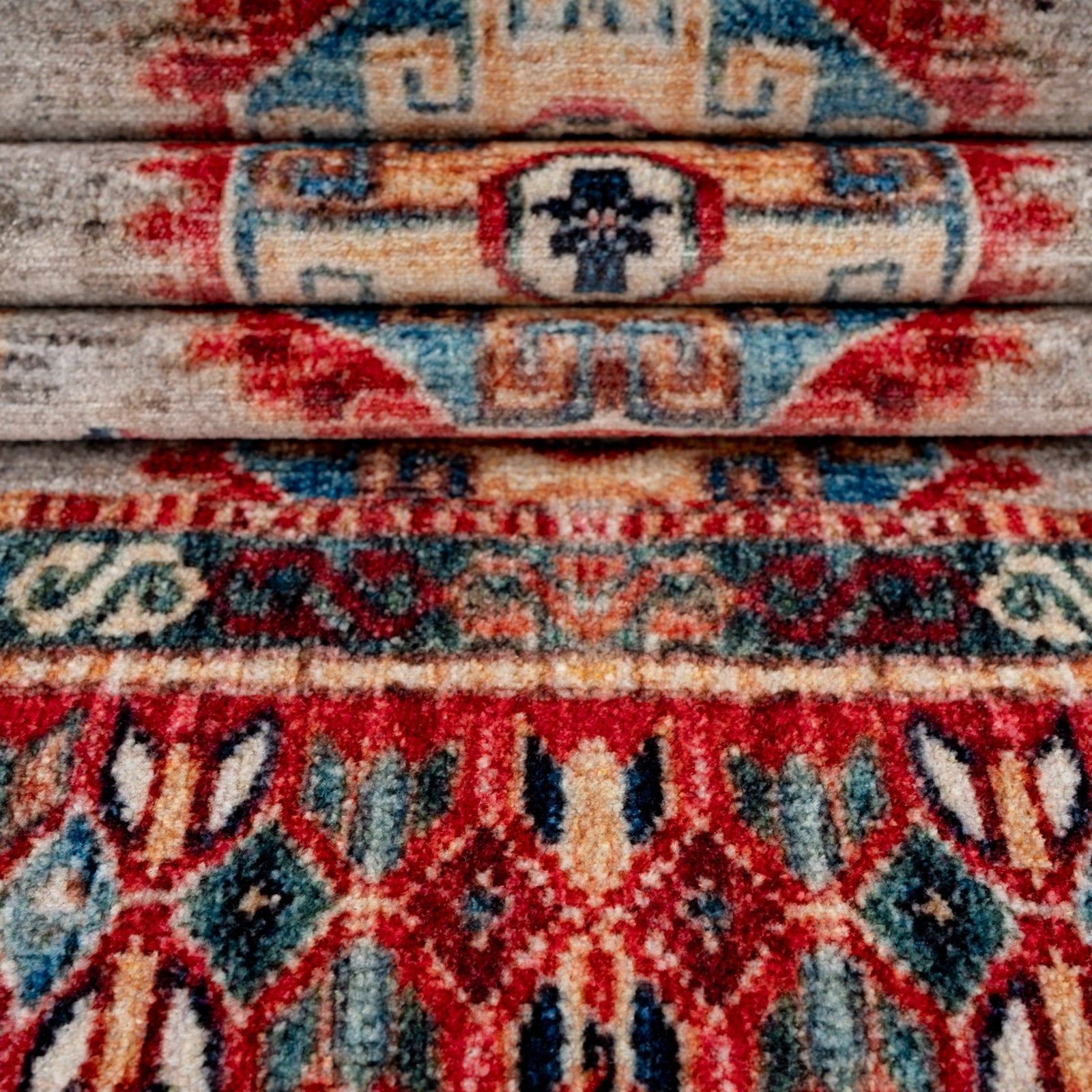 Washable Multicolour Persian Style Rug - Rani