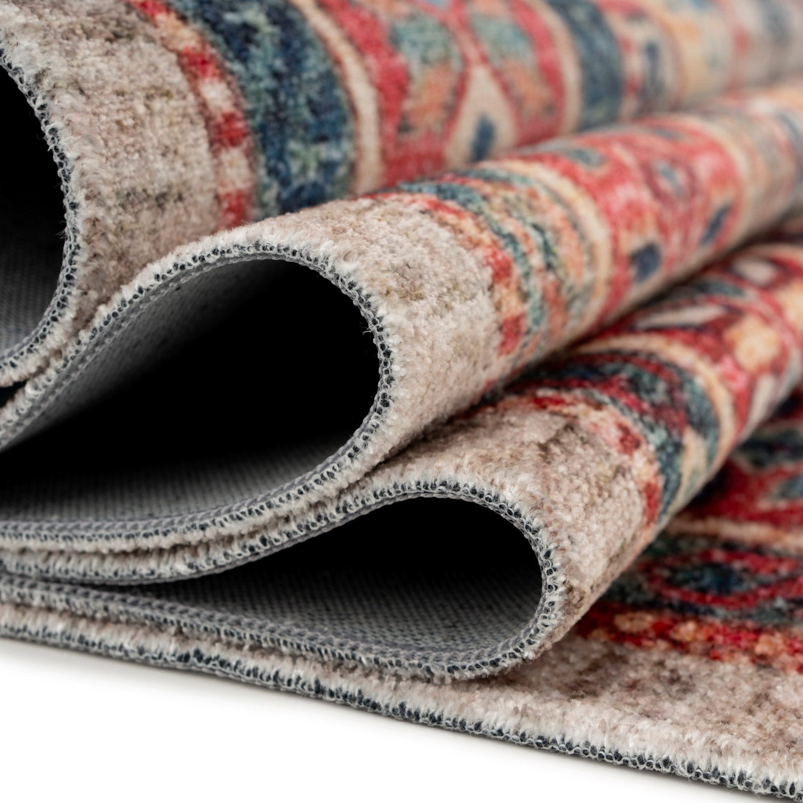 Washable Multicolour Persian Style Runner - Rani