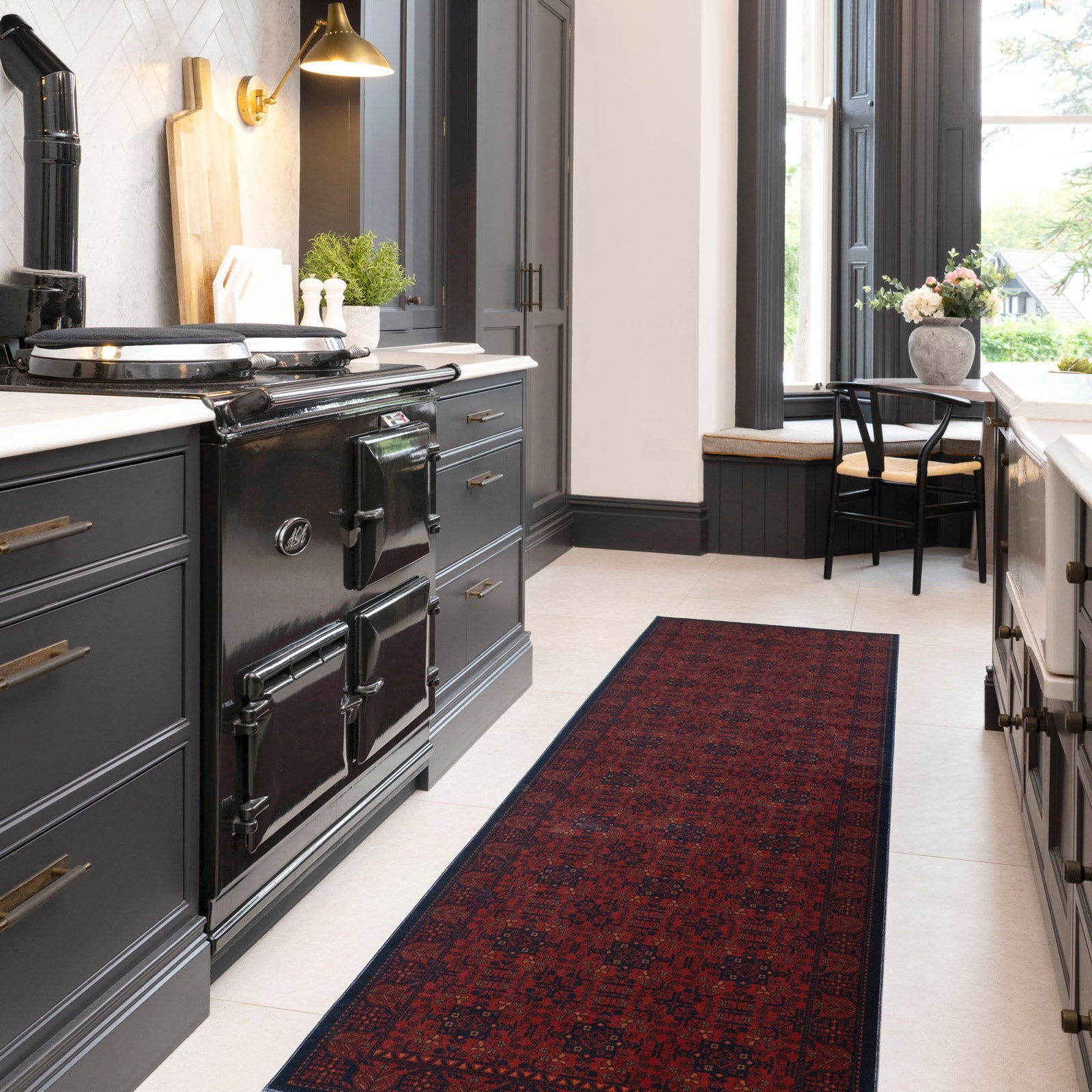 Washable Boho Persian Style Runner - Sana