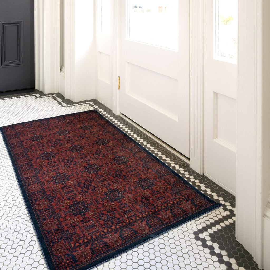 Washable Boho Persian Style Mat - Sana