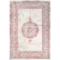 Modern Red Abstract Oriental Rugs - Victoria