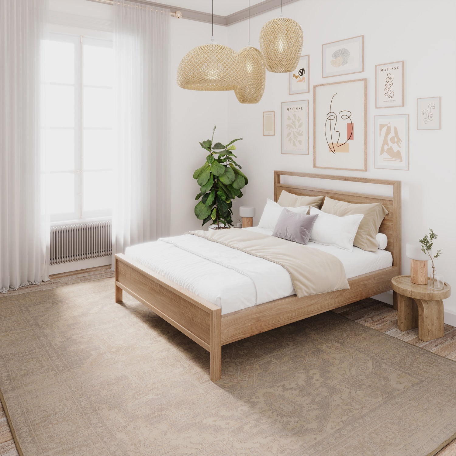 Soft Washable Vintage Beige Rug - Mariana
