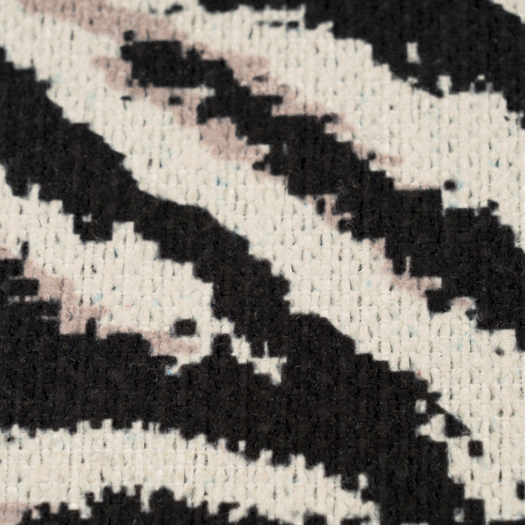 Washable Black Zebra Print Doormat - Zebra
