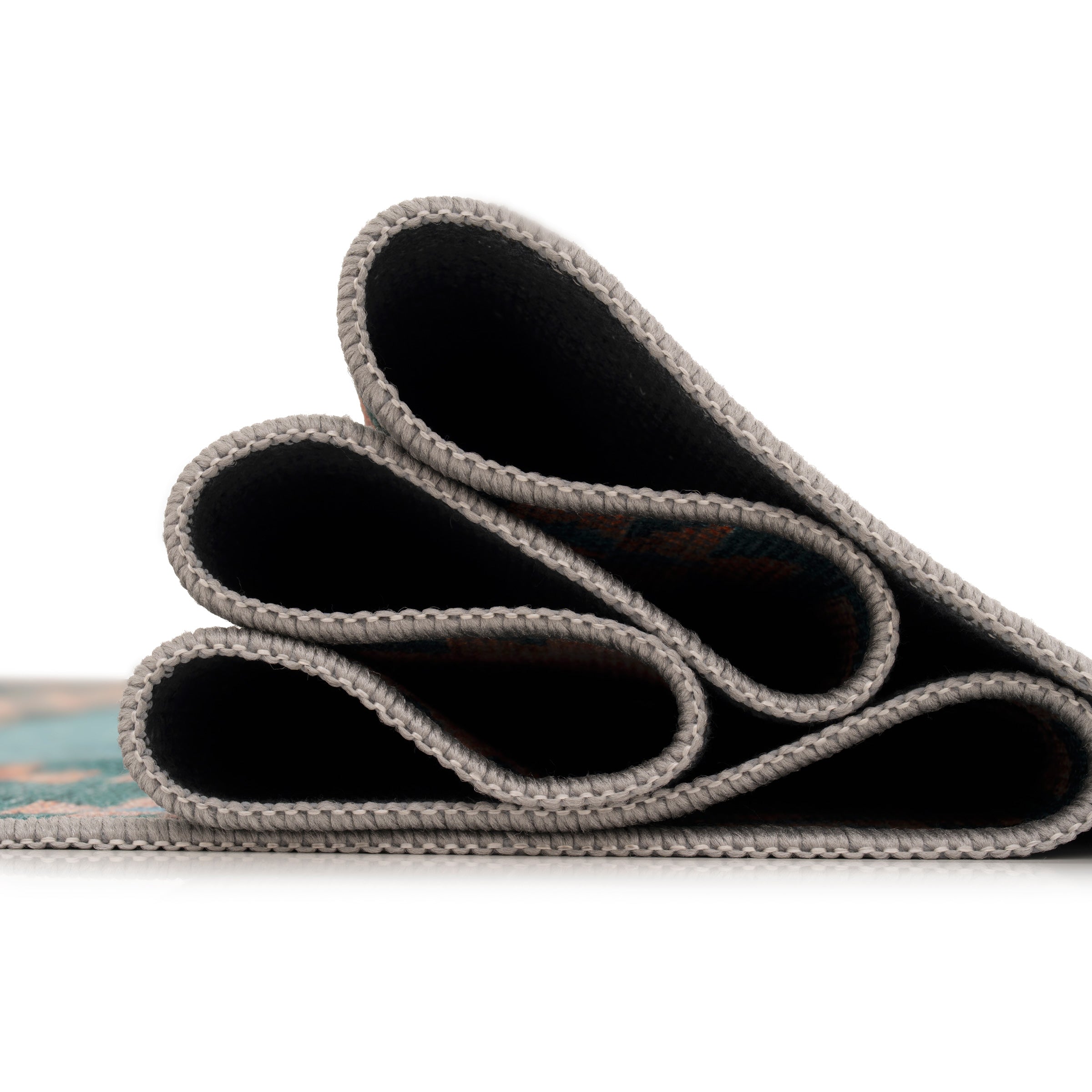 Washable Blue Berber Style Rug - Yasmine