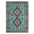 Washable Blue Berber Style Rug - Yasmine