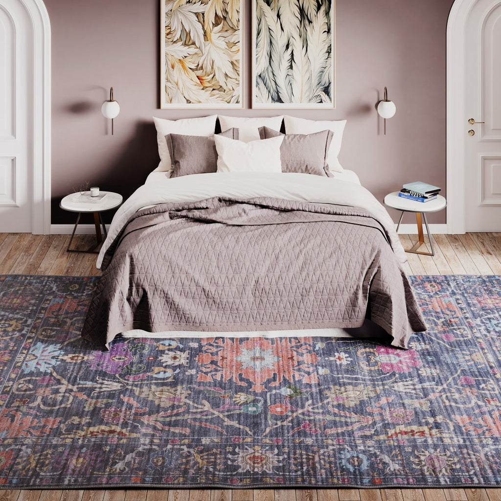 Soft Washable Wildflower Rug - Francine