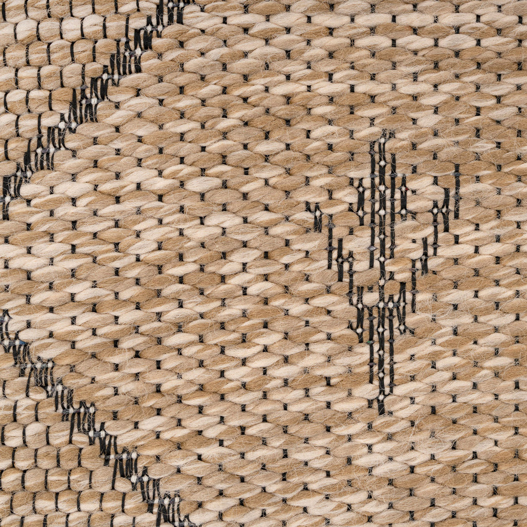 Washable Beige Berber Jute Style Rug - Alva