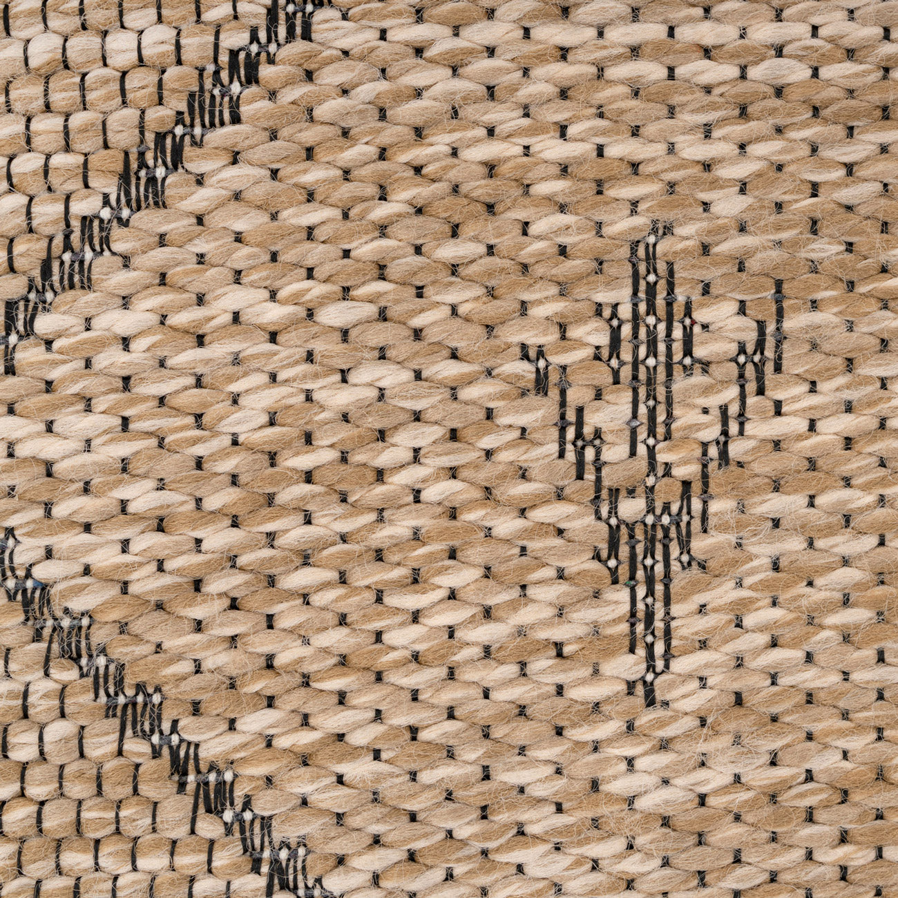 Washable Beige Berber Jute Style Rug - Alva