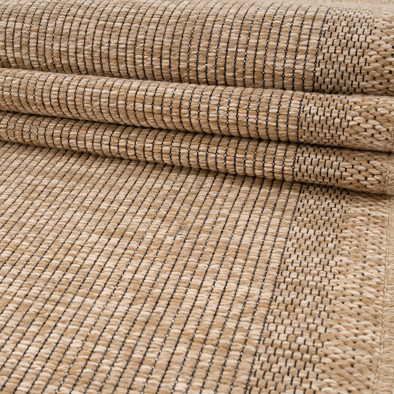 Washable Beige Border Jute Style Rug - Rayna