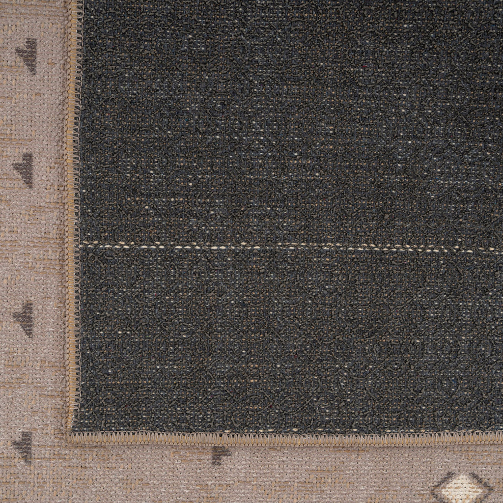 Washable Beige Berber Jute Style Rug - Lula