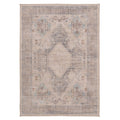 Washable Greige Blue Jute Style Rug - Ruah