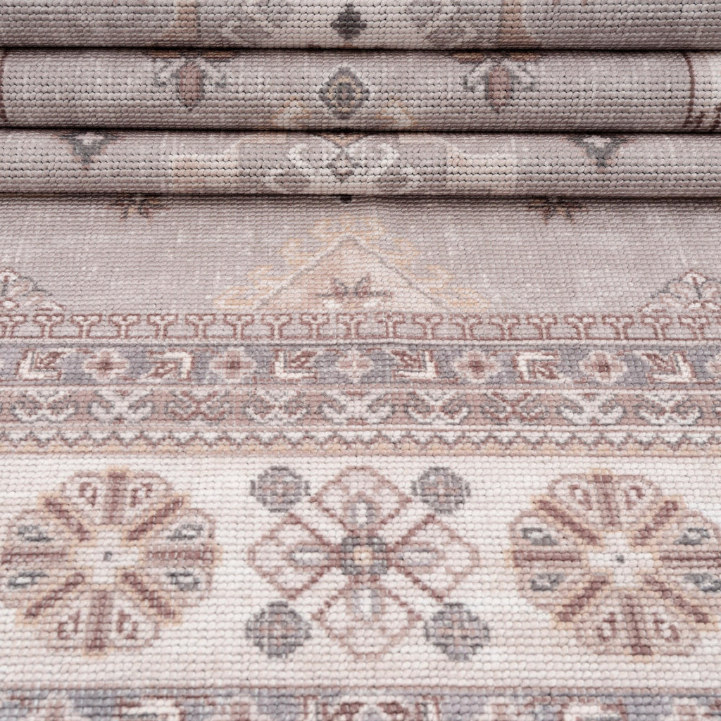 Washable Looped Grey Doormat - Safi