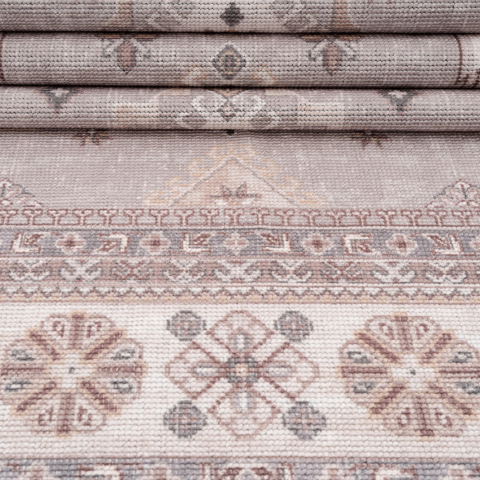 Washable Looped Grey Doormat - Safi