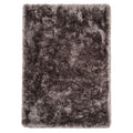 Plush Soft Grey Shaggy Area Rug - Zia