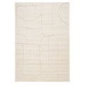 Soft Cream Abstract Rug - Aura
