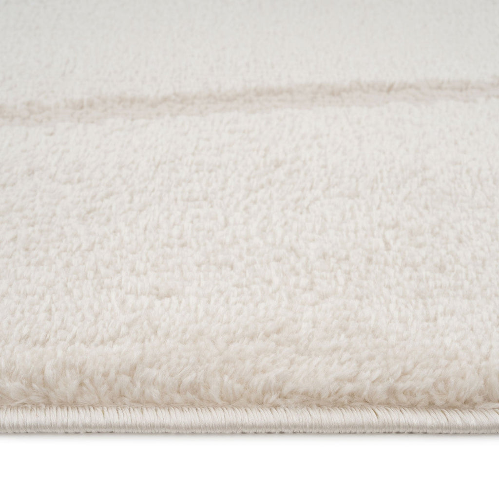 Soft Cream Scribble Rug - Zola